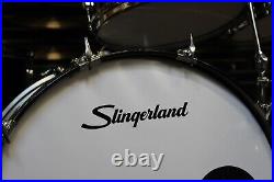 Slingerland 12-13-16-22 Drum Set Black