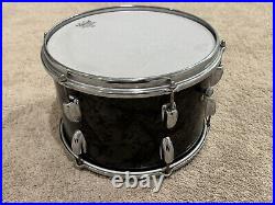 Slingerland 12 X 8 Rack Tom BDP Black Diamond Pearl Drum Drumset Drums Set