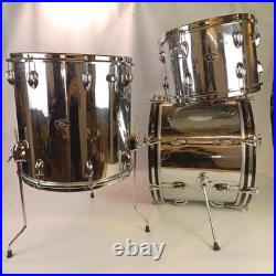 Slingerland 20,12,13,16 Drum Set COW Chrome Over Wood 1971 3Ply Bass/Toms/Floor Slingerland 20,12,13,16 Drum Set COW Chrome Over Wood 1971 3Ply Bass/Toms/Floor