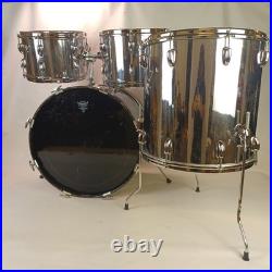 Slingerland 20,12,13,16 Drum Set COW Chrome Over Wood 1971 3Ply Bass/Toms/Floor Slingerland 20,12,13,16 Drum Set COW Chrome Over Wood 1971 3Ply Bass/Toms/Floor