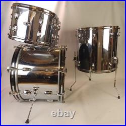 Slingerland 20,12,13,16 Drum Set COW Chrome Over Wood 1971 3Ply Bass/Toms/Floor Slingerland 20,12,13,16 Drum Set COW Chrome Over Wood 1971 3Ply Bass/Toms/Floor