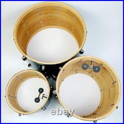 Slingerland 22,13,16 Blue Sparkle Radio King Drum Set'55 3ply Mahogany/Brass 50s