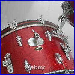 Slingerland 22,13,16 Radio King Drum Set Vintage50s 3ply African Mahogany Chrome