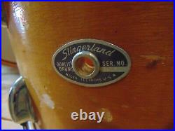 Slingerland 4 Piece Drum Set Late 70's Models Wood Cover