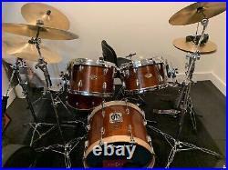 Slingerland 5 Pc Mahogany Finish Drum set