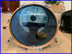 Slingerland 5 Pc Mahogany Finish Drum set