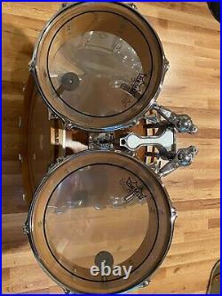 Slingerland 5 Pc Mahogany Finish Drum set with Chrome snare. WILL SHIP