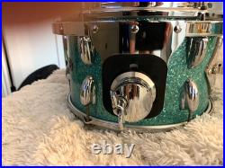 Slingerland 5-piece Turquoise Glitter Drum Set Slingerland 5-piece Turquoise Glitter Drum Set