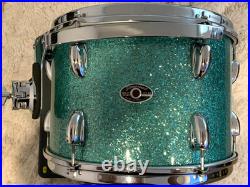Slingerland 5-piece Turquoise Glitter Drum Set Slingerland 5-piece Turquoise Glitter Drum Set