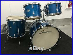 Slingerland Blue Sparkle 70's 12x8,13x9,16x16,22x14 3 ply Maple Drum Set Kit