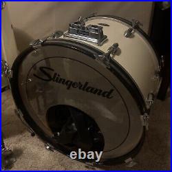 Slingerland Drum Set Bass/Tom/Floor Pedal Stands Legs Vintage 80s