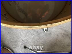 Slingerland Drums 3Piece Set Champagne Sparkle Black and Gold Badge