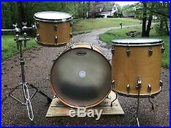 Slingerland Vintage 3 Piece Drum Set Kit 3-ply Maple 24 Bass, 16 Floor 13 tom
