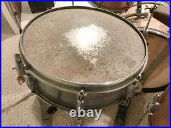 Slingerland Vintage 60's Jazz Drum Set Sparkle Champagne Pearl, Zildjain Cymbals