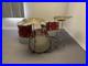Slingerland-Vintage-Drum-Set-Red-Sparkle-See-Photos-4-Hard-Cases-Included-01-jed