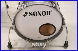 Sonor 3pc Martini Drum Kit Set Titanium Quartz 14/13/8