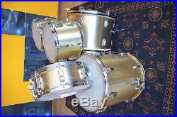 Sonor Action Schlagzeug mit Snaredrum Vintage Shellset Drumset gold