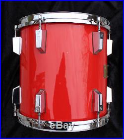 Sonor Signature Shell set red lacquer finish 12,13,16FT, 22BD Birchwood (LIGHT)