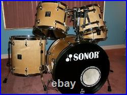 Sonor Sonic Plus 5-piece Drum Set Birch 1996 all suspended sound of cannons