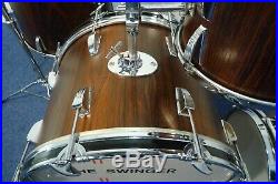 Sonor Swinger Rosewood finish drum set 20-12-13-16 from 1970's