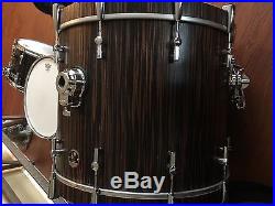 Sonor drums set S Classix birch Macassar Ebony 5 piece kit 10,12,14,22 & cases