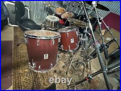 Sonor phonic Mahogany 1980's rare heavy shell drum set Sonor phonic Mahogany 1980's rare heavy shell drum set