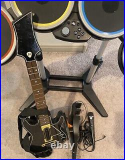 Sony PS4 Rock Band 4 Wireless Drums with Pedal Harmonix Drums Guitar Game Mic