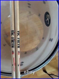 Sound Percussion Drum Set with Drum Sticks Used
