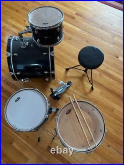 Sound Percussion Drum Set with Drum Sticks Used
