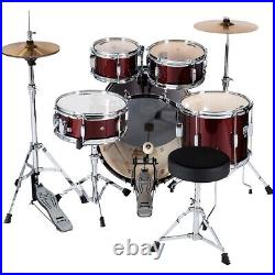 Sound Percussion Labs Junior Kicker 5-Piece Drum Set Dark Red Refurbished