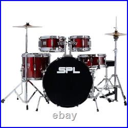 Sound Percussion Labs Junior Kicker 5-Piece Drum Set Dark Red Refurbished