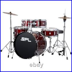 Sound Percussion Labs Junior Kicker 5-Piece Drum Set Dark Red Refurbished