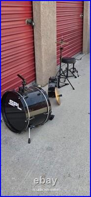 Sound Percussion Labs Lil' Kicker 3-Piece Junior Drum Set Black