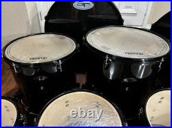 Sound Percussion SP Pro 8 Piece Double Bass Drum Kit Shell Pack Black