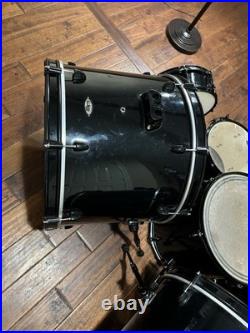 Sound Percussion SP Pro 8 Piece Double Bass Drum Kit Shell Pack Black