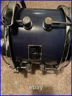 Spaun 5 pc. Custom maple drum set Blue, Includes Some Hardware