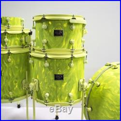 Spaun Custom Maple Antifreeze 7-piece Drum Set with CASES