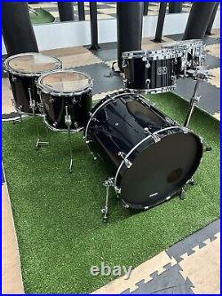 Spaun Custom Maple Drumset 10-12-14-16-22 Black
