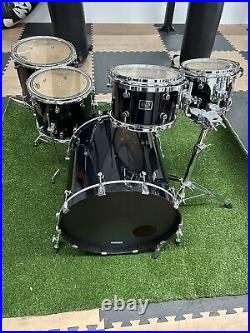 Spaun Custom Maple Drumset 10-12-14-16-22 Black