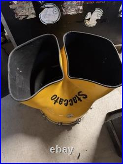 Staccato Yellow drums Large Partial Drum Set. 5 Of 7 Pieces. Pick Up W. Metal