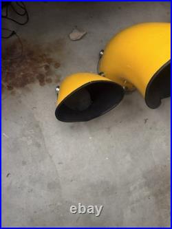 Staccato Yellow drums Large Partial Drum Set. 5 Of 7 Pieces. Pick Up W. Metal