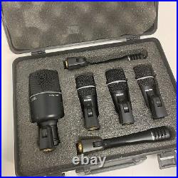 Superlux DRK-E4C2 Drum Microphone kit with 6 mics for drum set kit recording