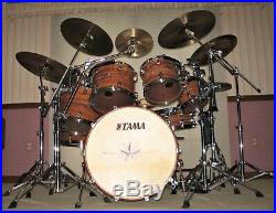 TAMA 2002 Starclassic Exotix KOA / Bubinga Drum Set