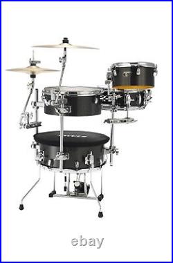 TAMA Cocktail-JAM CJB46ISP 4-Piece Portable Drum Kit Midnight Gold Sparkle