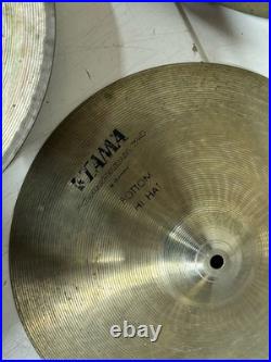 TAMA Cymbals 50cm and 35cm 2 Pieces Drum Set Used with Case