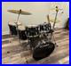 TAMA-Imperialstar-Acoustic-Drum-Kit-Black-Woodgrain-with-Bass-Pedal-Drums-01-jdd