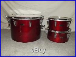 TAMA SUPERSTAR 21 PIECE SET FROM THE 80's CHERRY WINE