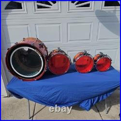 TAMA Starclassic 4-Piece Wood Rack Tom Drum Set Star-Cast Mounting System