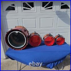 TAMA Starclassic 4-Piece Wood Rack Tom Drum Set Star-Cast Mounting System