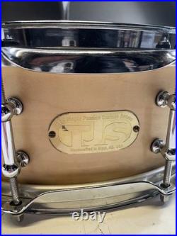 TJS Maple Passion Custom Drums Snare Wood Brown Versatile Sound Chrome Hardware